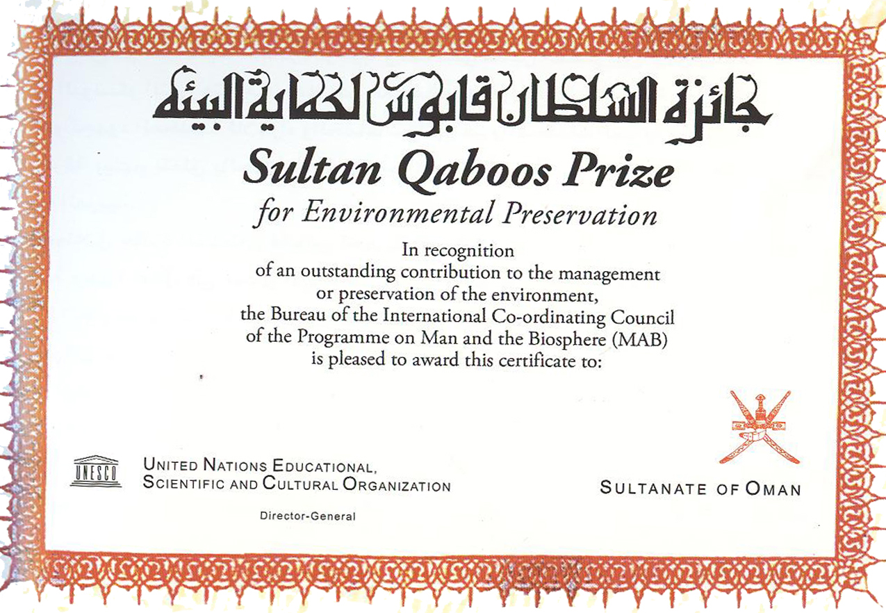 Enviromental Award Picture